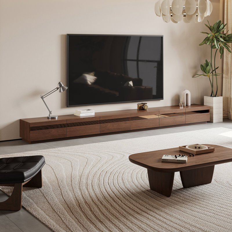 Brown 6 Drawers TV Stand