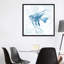 «Blue Marble Tropical Fish», impression sur toile-72781117-72781116-29040503