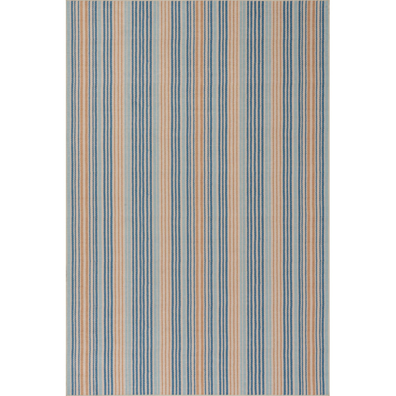 Tyne Coastal Striped Machine Washable Rug, Rectangle 7'6" x 9'6"