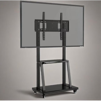 JYXCN Mobile TV Stand Rolling TV Cart with Adjustable Shelf up to 70" TVs up to 176 Lbs for Living Room And Office