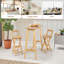 Kepley Bamboo Solid Wood Dining Set