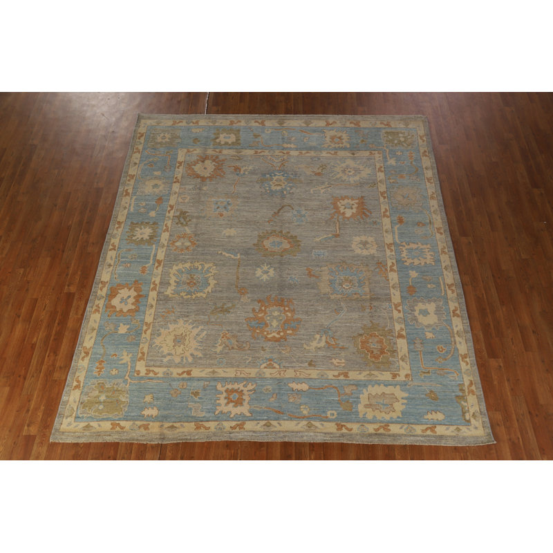 Vegetable Dye Oushak Turkish Area Rug