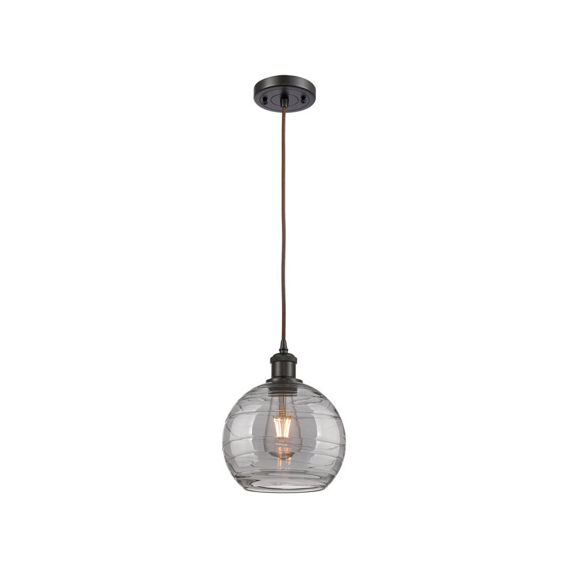 Mullins 1 - Light Single Globe Pendant, Oil Rubbed Bronze