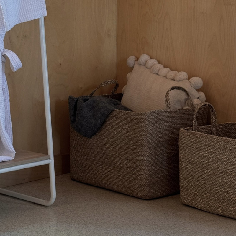 Souk Square Seagrass Basket - Large, 65 pt