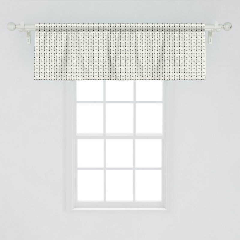 Ensemble de 2 cantonnières Ambesonne, L 54 po x L 12 po