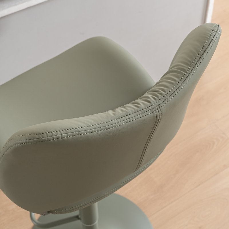Tabouret de bar pivotant à hauteur réglable Guzzi, Vert olive