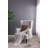 Decorative Throw Blanket 50x60 Cotton 2 Pack White with Stripes Tassels