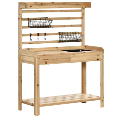 Fir Potting Bench