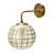 Winebarger Capiz and Metal Wall Sconce