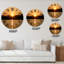 Coucher de soleil sur le lac Mount Horizon - Horloge murale traditionnelle-59914466