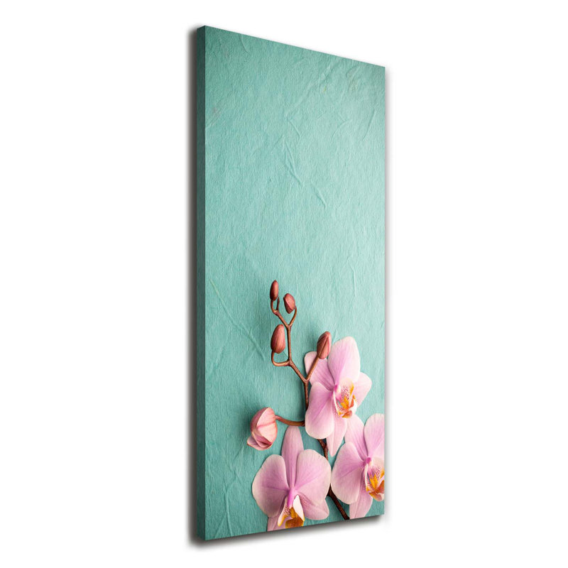 Pink Orchid - Wrapped Canvas Print