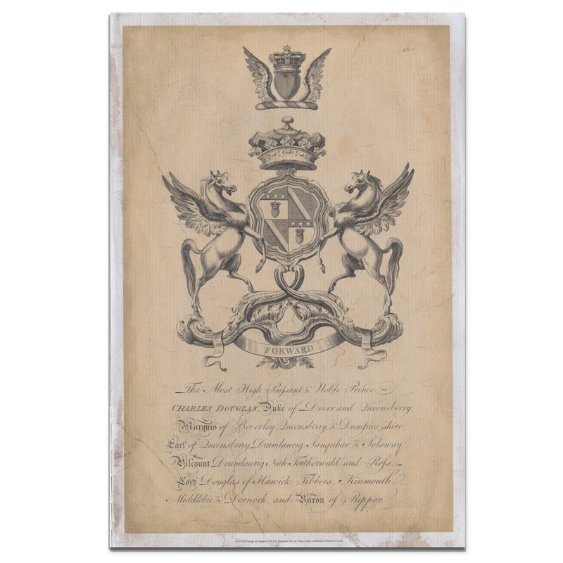 «Peerage of England IV», art textuel, H 12 po x l 8 po x P 1,5 po, Toile tendue