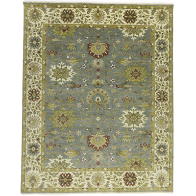Tapis oriental bleu Osh Chobi