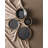 Elegant 18-Piece Dinner Set, Brown Ceramic Stoneware | Includes 6 Service Plates (9.8 in), 6 Dinner Plates (7.9 in), 6 Dessert Plates (7.9 in) | Microwave & Dishwasher Safe | Perfect for Stylish Dining Experiences-123184612