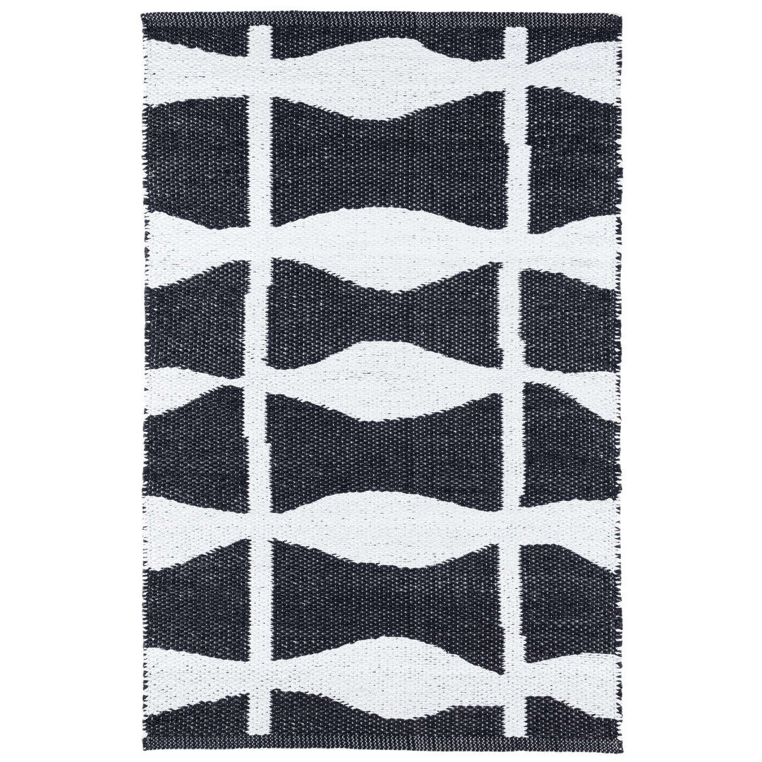 Circuit Black Handwoven Indoor/Outdoor Rug Dash and Albert Rugs Rug