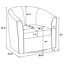 Fauteuil demi-tonneau pivotant de 29,5 po Melvyn-217796570