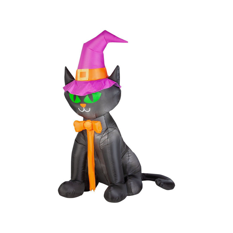Chat avec chapeau gonflable gonflable