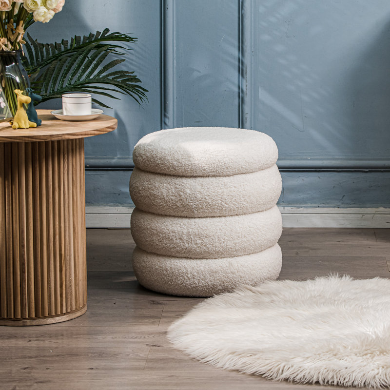 Pouf Brunk, Boucle blanc