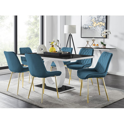 Eubanks Dining Set with 6 Chairs