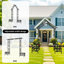 Arche de jardin en métal avec arches de jardin réglables l 68,11 po x l 94,29 po