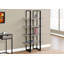 Bibliothèque, bibliothèque, étagère, 4 niveaux, H 60 po, bureau, métal stratifié, contemporain, moderne-589940550