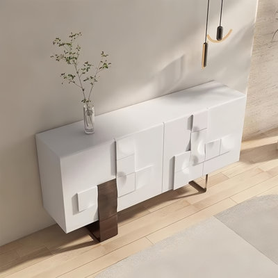 Armoire d'entrée de luxe minimaliste et légère