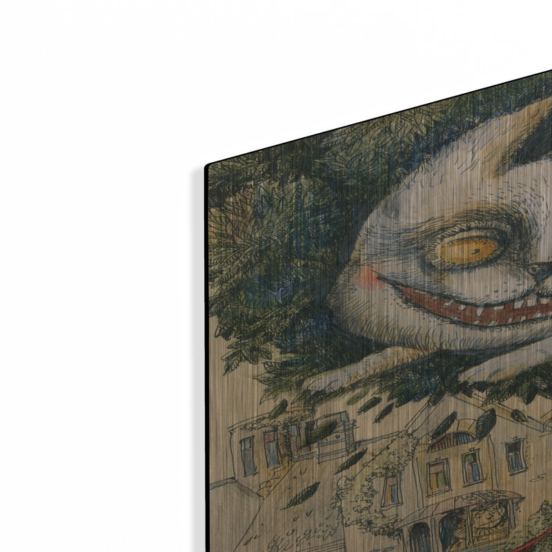 «Alice 5» par Olga Grebennik, art mural en métal, 24 po x 36 po