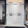 60'' - W x 76'' H Double Sliding Door Framed Shower Door with Enduro Shield