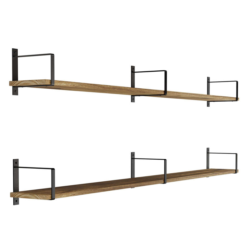 Nocatee Paulownia Rectangle Shelves , 6" H x 60" W x 6.3" D