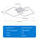 Cristol 2-Light Dimmable LED Flush Mount Ceiling Light with Remote Control