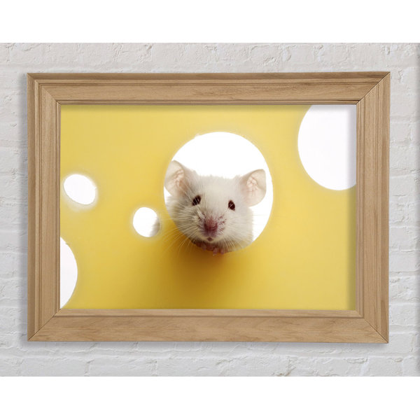 Bright Star Cheesy Mouse - Single Picture Frame Print | Wayfair.co.uk