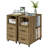 Bolebroke Side Table with Storage and Wheels, Living Room End Table-2123306991