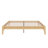 Wood Platform Bed Frame, With Slat Support-1153637813