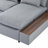 L-Shaped Modular Sectional Sofa With Removable Back Cushions, 3 Pillows And 2 Storage Spaces-2057097428