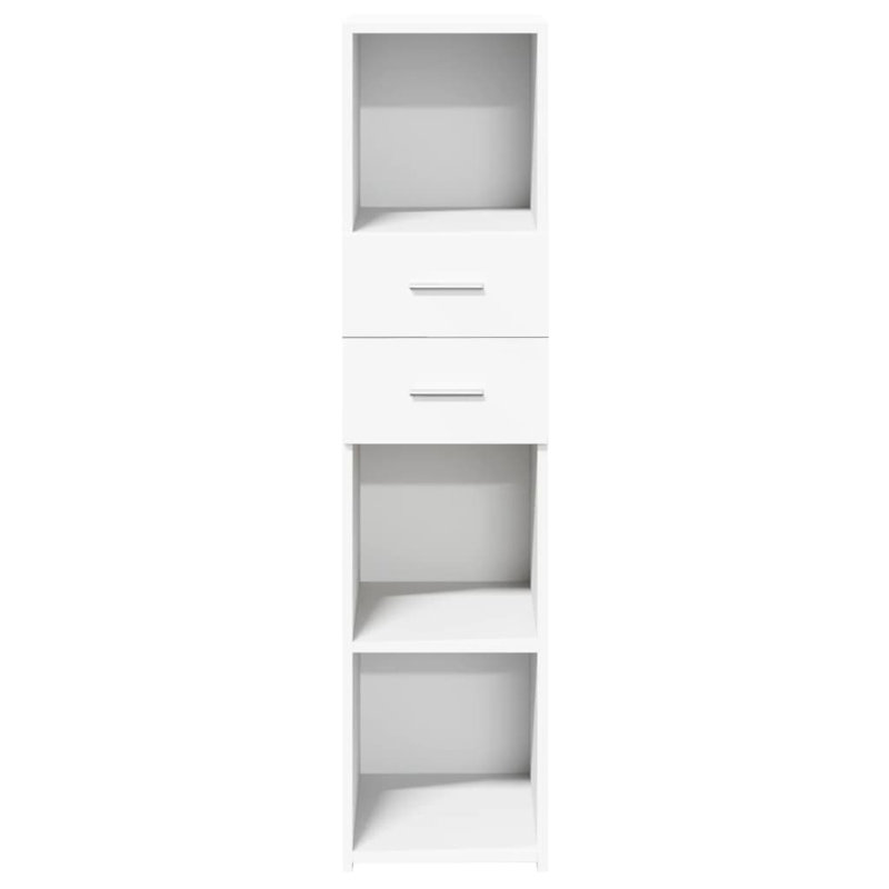 124cm H x 30cm W Standard Bookcase, White