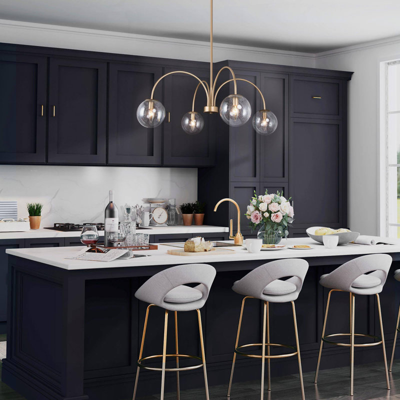 Orlondo 4 - Light Gold Unique/Statement Pendant