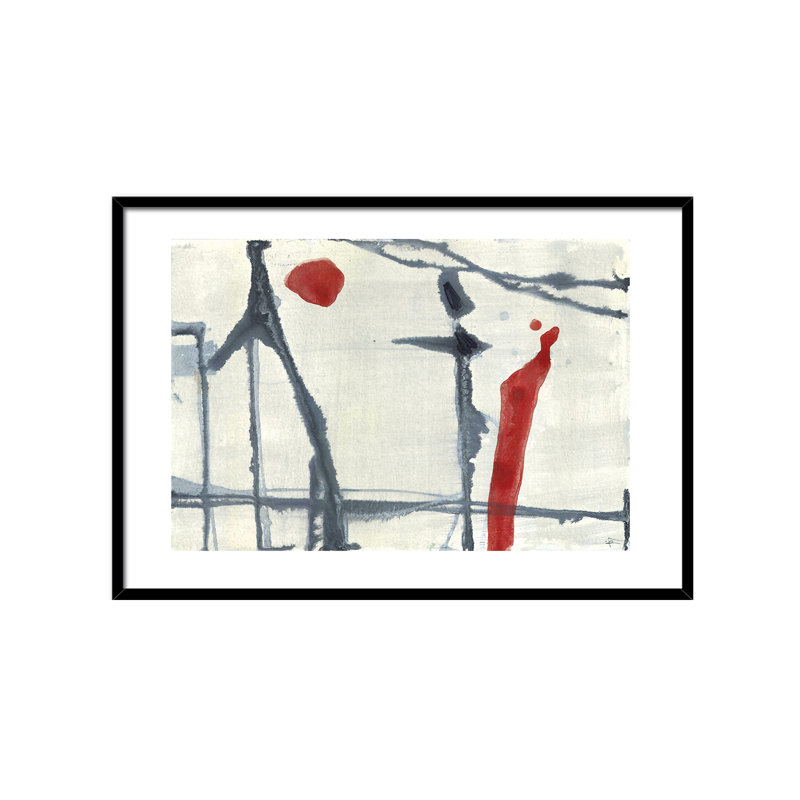 Zazen I by Marta Castet-Bellocq - Single Picture Frame Painting, 62cm H x 92cm W x 3cm D