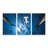 3 Panel Wall Art Set - Barathieu Gabriel 'Hammerhead Shark' Canvas Wall Art for Living Room, Bedroom, or Office Decor by 
