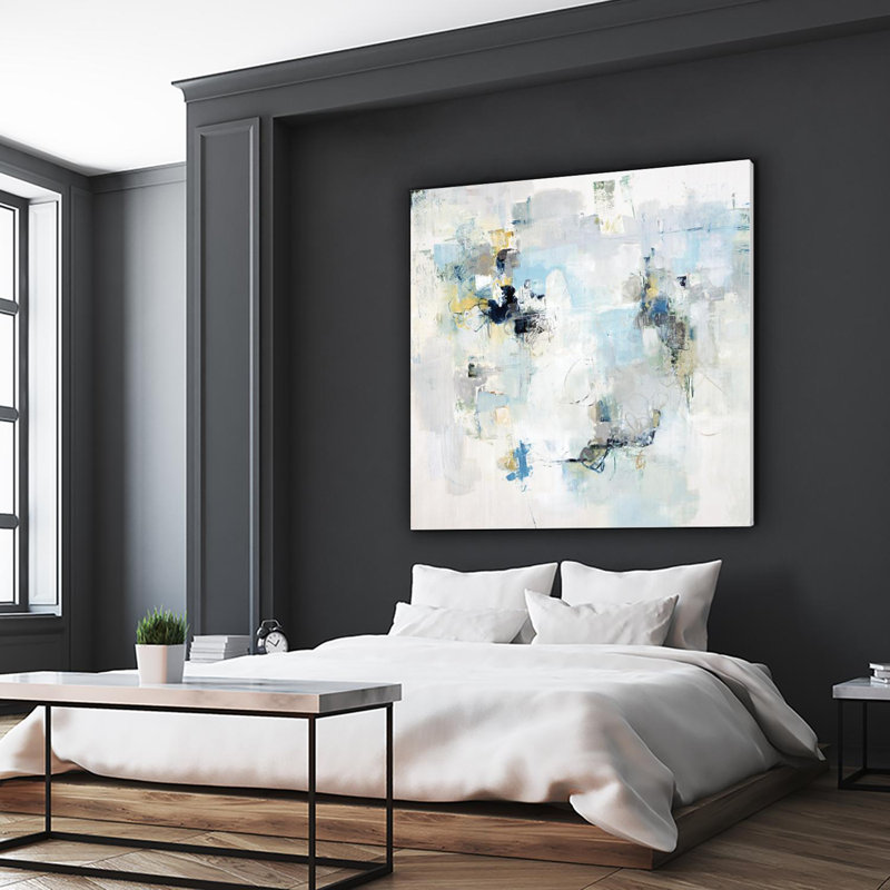 Noyau de couleur sur toile, H 54 po x l 54 po x P 1,5 po