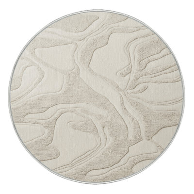 Machine Washable Abstract Beige Area Rug