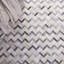 Tapis à chevrons en cuir Studio-1435210613