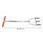 Lawn Aerator Manual Core Aerator Tool, Grass Aerator with 3 Hollow Tines