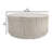 Sylvia Solid Wood Drum Coffee Table with Storage
