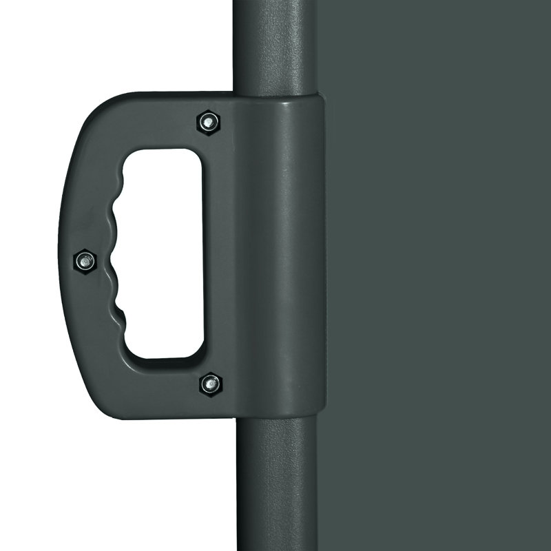 Auvent latéral rétractable gris l 9 pi 10 po x P 3 1/2 po