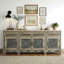 Buffet en bois massif sculpté à 4 tiroirs et 4 portes-120381042