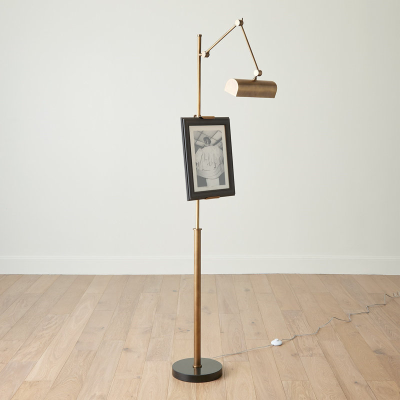 LED Swing Arm Floor Lamp