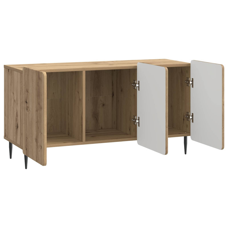 TV Stand, 52cm H x 99cm L x 34.5cm W, Artisan Oak