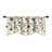 Floral Scalloped 42'' W Window Valance-1058256916