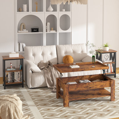 Amandine 3 - Piece Living Room Table Set