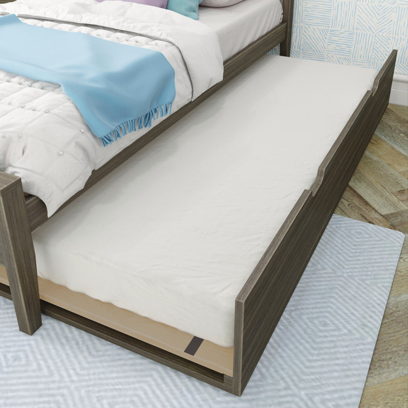 Lit gigogne en bois massif Rosenthal, Argile, Simple